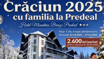 Crăciun 2025 cu familia la Predeal