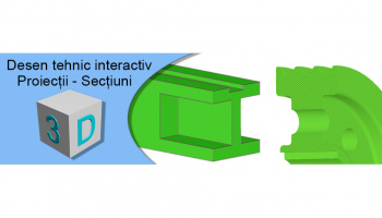 Soft educational desen tehnic interactiv 3D